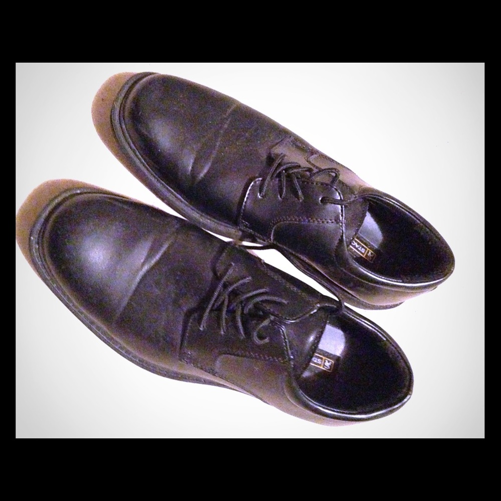 Boys Black Dress Shoes